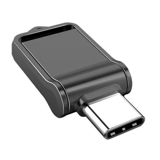 Флешка MicroDrive Dual Flesh Drive Mini OTG Usb2.0/Type-C 64GB Black