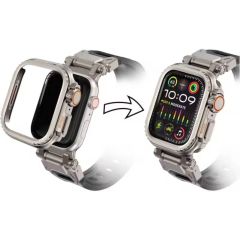 Металлический чехол CasePro Metal Case Black для Apple Watch 45 мм