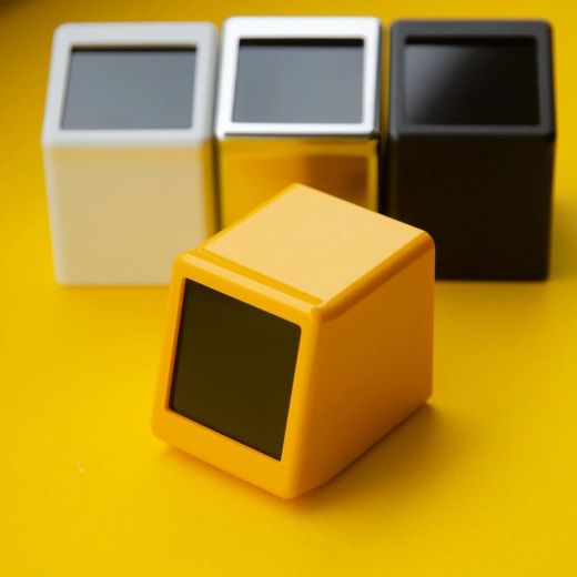 Розумна міні метеостанція CasePro LCD LED Digital Clock Yellow