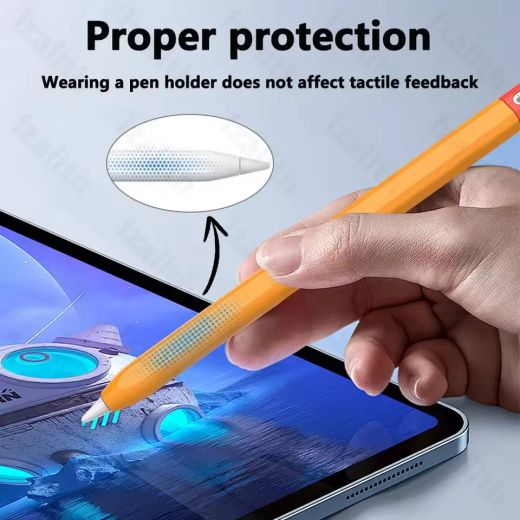Силиконовый чехол CasePro Silicone Ultra Thin Protective Cover White для Pencil Pro