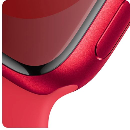 Смарт-годинник Apple Watch Series 9 GPS 41mm (Product) Red Aluminium Case with (Product) Red Sport Band S/M (MRXG3)
