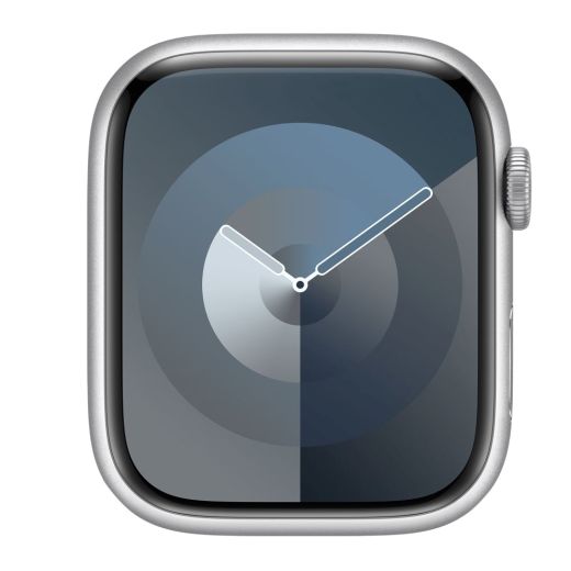 Смарт-годинник Apple Watch Series 9 GPS + Cellular, 41mm Silver Aluminium Case with Storm Blue Sport Band