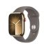 Смарт-часы Apple Watch Series 9 GPS + Cellular, 41mm Gold Stainless Steel Case with Clay Sport Band