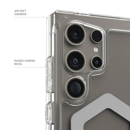 Противоударный чехол UAG Plyo Pro Ice/Silver для Samsung Galaxy S24 Ultra (214431114333)
