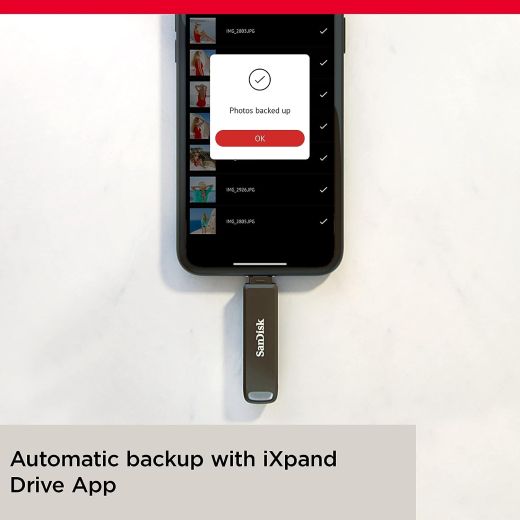Флешка SanDisk 256GB iXpand Flash Drive Luxe Black для iPhone| iPad (SDIX70N-256G-GN6NE)