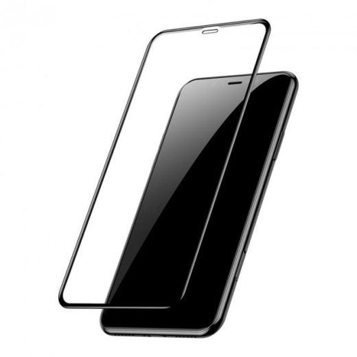 Защитное стекло Baseus Full Coverage Curved Tempered Glass Protector Black для iPhone X | XS | 11 Pro