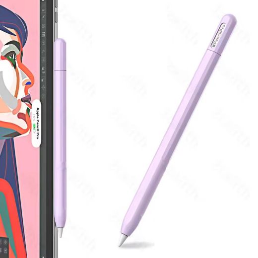 Силіконовий чохол CasePro Silicone Ultra Thin Protective Cover Purple для Pencil Pro