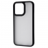 Чехол PRC Shadow Matte Metal Buttons Black для iPhone 13 Pro Max