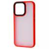 Чохол PRC Shadow Matte Metal Buttons Red для iPhone 13 Pro Max