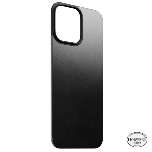 Кожаная магнитная накладка на заднюю панель Nomad Magnetic Leather Back Black для iPhone 16 Pro Max (NM01363385)