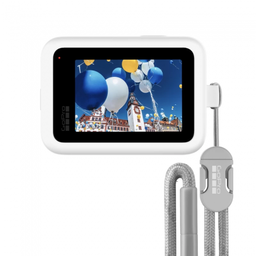 Силиконовый чехол з ремешком GoPro Sleeve & Lanyard White для HERO10 | HERO9 (ADSST-002)