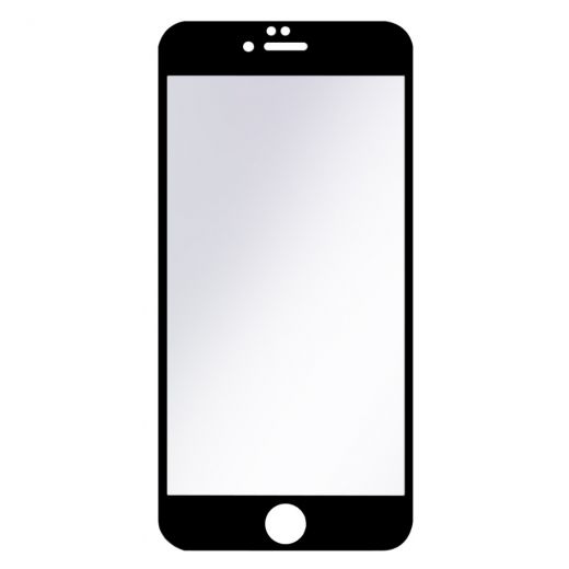 Захисне скло Baseus 0.2mm Silk-screen Black для iPhone 8 Plus