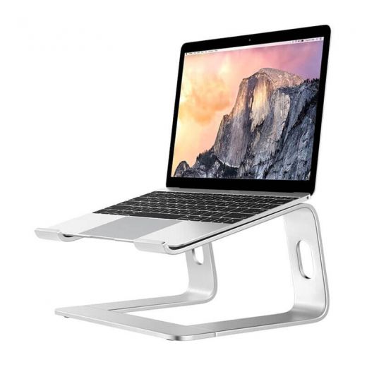 Алюминиевая подставка CasePro Aluminum Laptop Stand Space Gray для MacBook