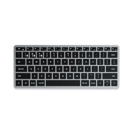 Беспроводная клавиатура Satechi Slim X1 Bluetooth Backlit Keyboard Space Gray (ST-BTSX1M)
