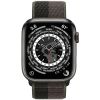 Смарт-годинник Apple Watch Series 7 GPS, 45mm Space Black Titanium Case With Tornado/Gray Sport Band (ML8V3 + ML333)
