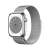 Смарт-часы Apple Watch Series 8 GPS + Cellular, 45mm Silver Stainless Steel Case with Milanese Loop Silver (MNKJ3)