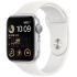 Смарт-часы Apple Watch Series SE GPS, 44mm Silver Aluminium Case With White Sport Band (MNK23) 2022