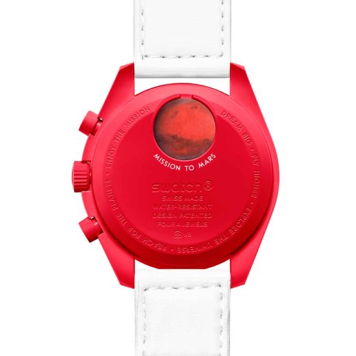 Годинник Swatch X Omega MoonSwatch Mission to Mars (SO33R100)