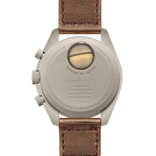 Часы Swatch X Omega MoonSwatch Mission to Saturn (SO33T100)