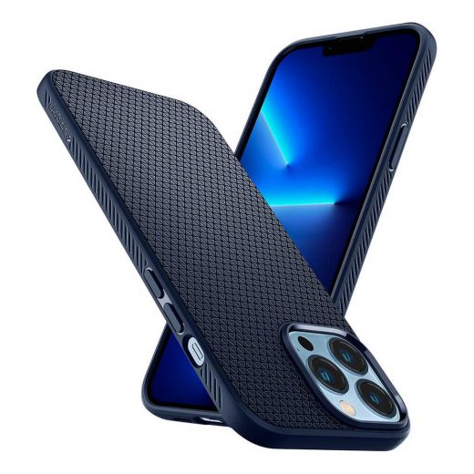 Чехол Spigen Case Liquid Air Navy Blue для iPhone 13 Pro Max (ACS03202)