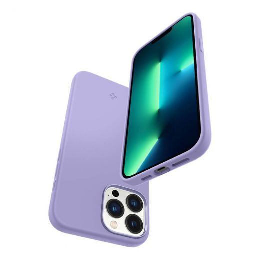 Чохол Spigen Case Silicone Fit Purple для iPhone 13 Pro Max (ACS03231)