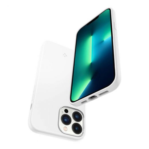 Чохол Spigen Case Silicone Fit White для iPhone 13 Pro Max (ACS03229)