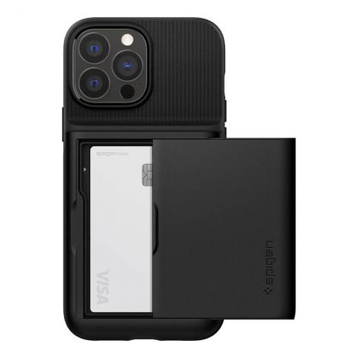 Чохол Spigen Case Slim Armor CS Black для iPhone 13 Pro Max (ACS03218)