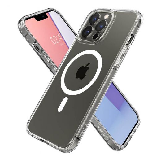 Чехол Spigen Case Ultra Hybrid MagSafe Compatible White для iPhone 13 Pro Max (ACS03210)