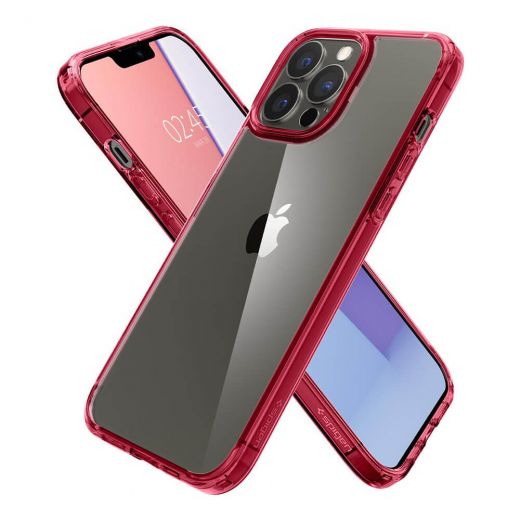 Чехол Spigen Case Ultra Hybrid Red Crystal для iPhone 13 Pro Max (ACS03206)