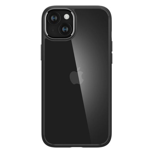 Прозрачный чехол Spigen Crystal Hybrid Matte Black для iPhone 15 (ACS06484)