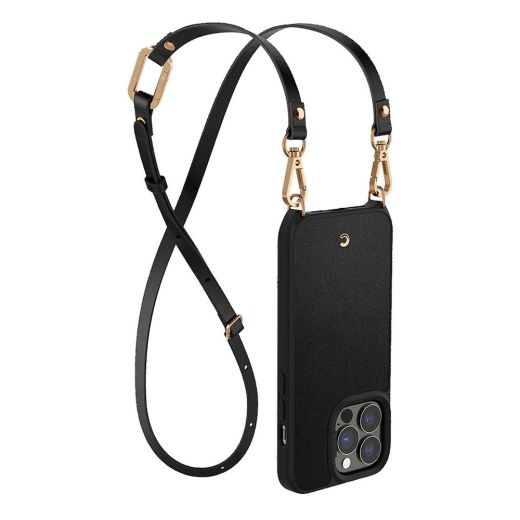 Чохол із ремінцем Spigen Cyrill Classic Charm Black для iPhone 13 Pro Max
