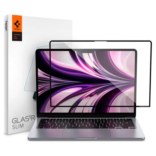 Защитное стекло Spigen Glas.tr slim для MacBook Air 13.6‘ M2 (2022) (AGL05504)