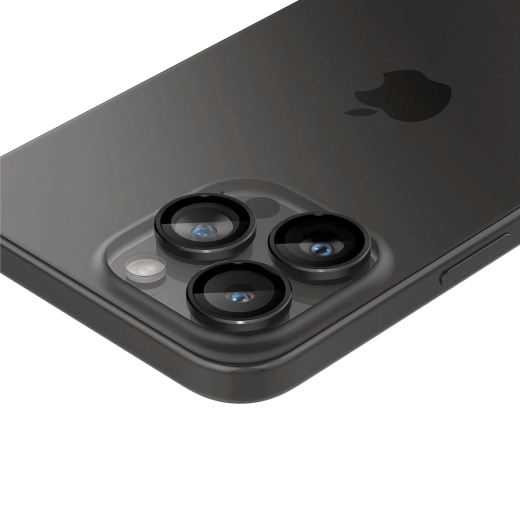Защитное стекло для камеры Spigen Optik Pro Lens Protector Black для iPhone 15 Pro | iPhone 15 Pro Max | iPhone 14 Pro | 14 Pro Max (AGL05205)