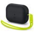 Силіконовий чохол Spigen Silicone Fit Black/Green для Apple AirPods Pro (2 покоління) (ACS05810)