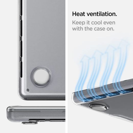 Чохол-накладка Spigen Thin Fit Crystal Clear для MacBook Pro 16" (2021 | 2022 | 2023  M1 | M2 | M3) (ACS04210)