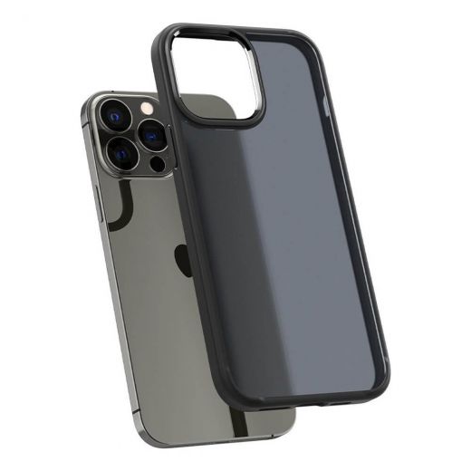 Чехол Spigen Case Ultra Hybrid Matte Frost Black для iPhone 13 Pro Max (ACS03619)
