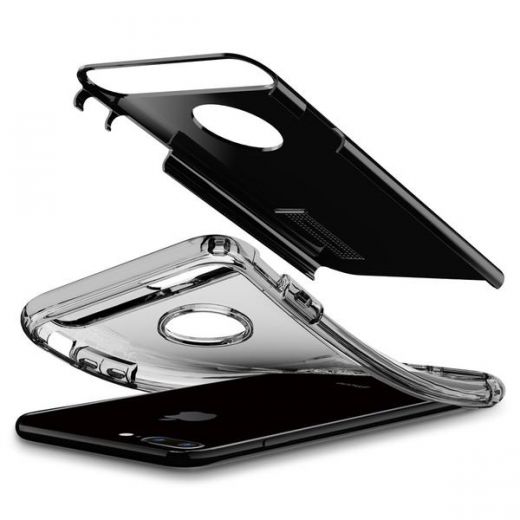 Чохол Spigen Slim Armor Jet Black для iPhone 7 Plus/8 Plus