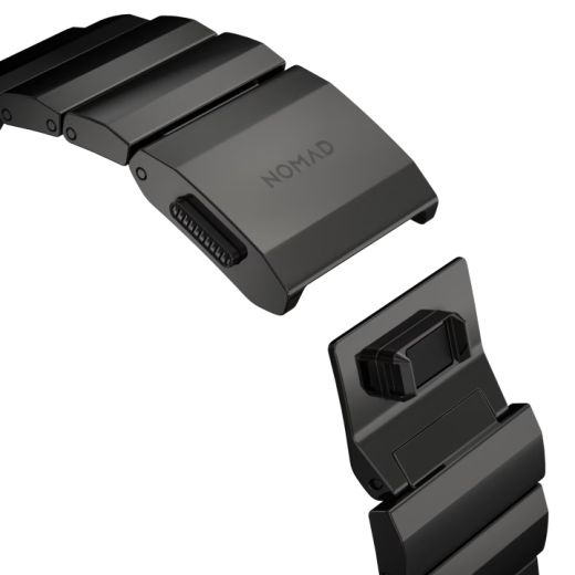 Металевий ремінець Nomad Steel Band Graphite для Apple Watch 41mm | 40mm