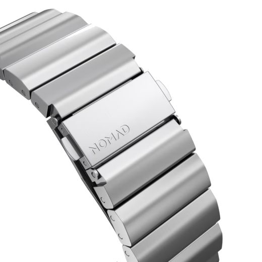Металлический ремешок Nomad Steel Band Legacy Silver для Apple Watch 49mm | 45mm| 44mm