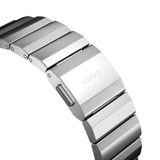 Металлический ремешок Nomad Steel Band Silver для Apple Watch 49мм | 45мм | 44мм