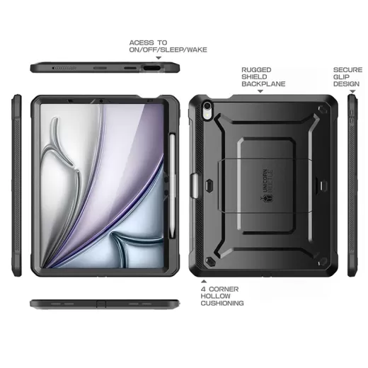 Протиударний чохол Supcase Unicorn Beetle Pro Rugged Black для iPad Air 11" M3 | M2 (2025 | 2024)