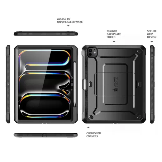 Протиударний чохол Supcase Unicorn Beetle Pro Rugged Black для iPad Pro 13" (2024)