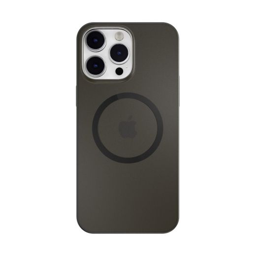 Ультратонкий чехол SwitchEasy Gravity M Transparent Black with MagSafe для iPhone 14 Pro (SPH61P022TB22)