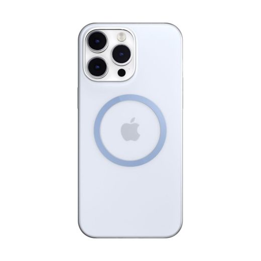 Ультратонкий чехол SwitchEasy Gravity M Transparent Blue with MagSafe для iPhone 14 Pro (SPH61P022TU22)