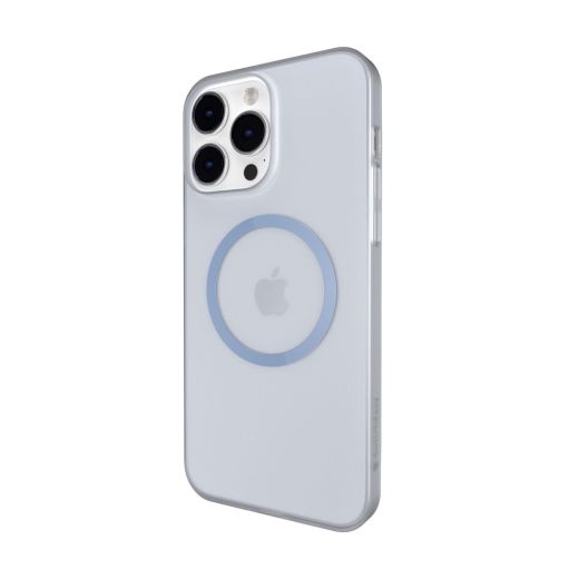 Ультратонкий чохол SwitchEasy Gravity M Transparent Blue with MagSafe для iPhone 14 Pro Max (SPH67P022TW22)