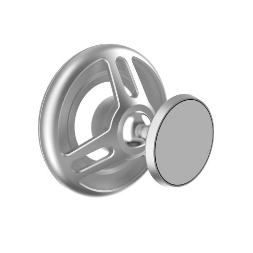 Автомобильный держатель Switcheasy MagMount (клейкая основа 3M) Silver для iPhone 12/12 Pro/12 mini/12 Pro Max