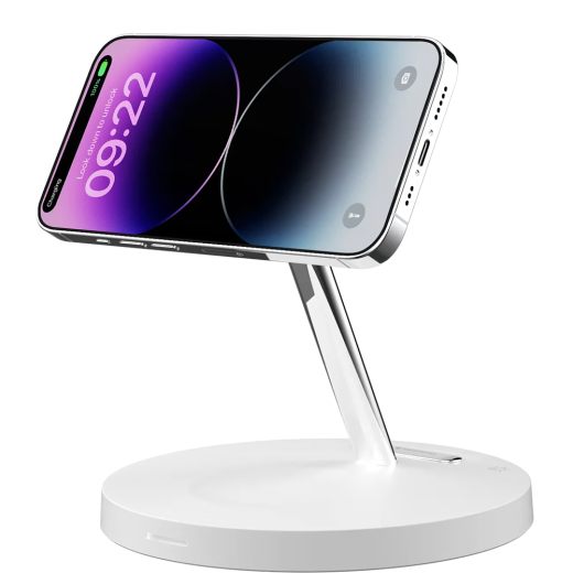 Док-станція Switcheasy MagPower 4 in 1 Magnetic Wireless Charging Stand White (GS-103-235-290-12)