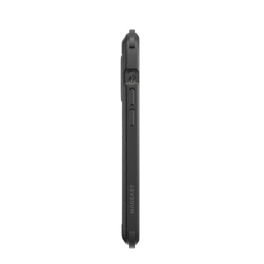 Захисний чохол SwitchEasy Odyssey with MagSafe Leather Black для iPhone 14 Pro (MPH61P009LB22)