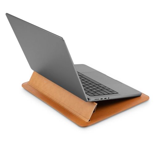 Чехол Moshi Muse 3-in-1 Slim Laptop Sleeve Caramel Brown для MacBook Pro 14" | MacBook Air 13" M2 | M3 (2023 | 2024) (99MO034752)