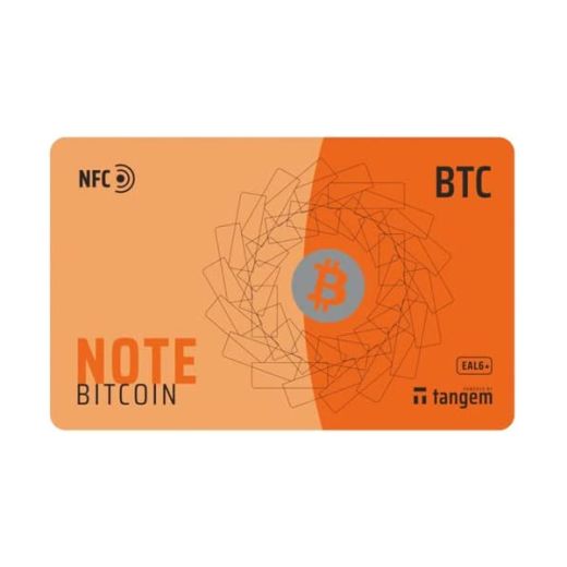 Аппаратный криптокошелек Tangem Note BTC (Bitcoin)